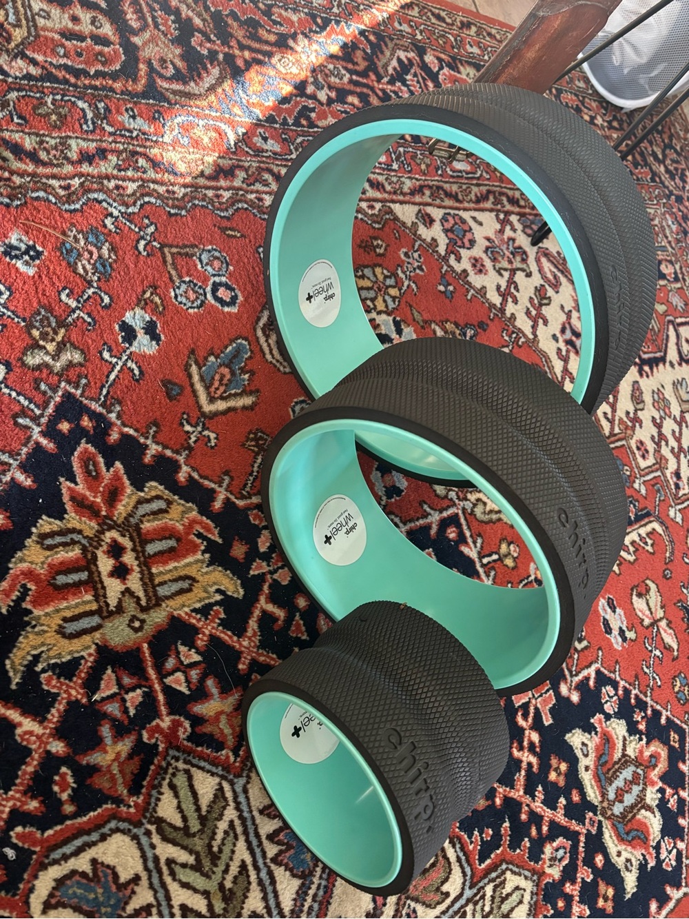 Chirp Wheel Set in Aqua & Charcoal - Picture 2 of 4